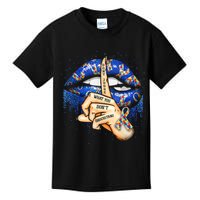 Don't Judge What You Don't Understand Autism Awareness Lips Kids T-Shirt