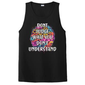 Dont Judge What You Dont Understand Mental Health Awareness PosiCharge Competitor Tank