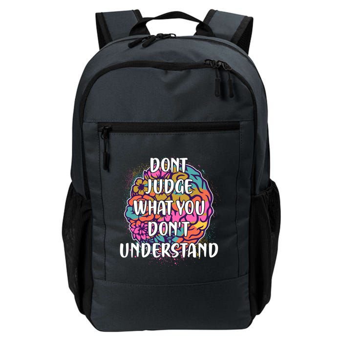 Dont Judge What You Dont Understand Mental Health Awareness Backpack