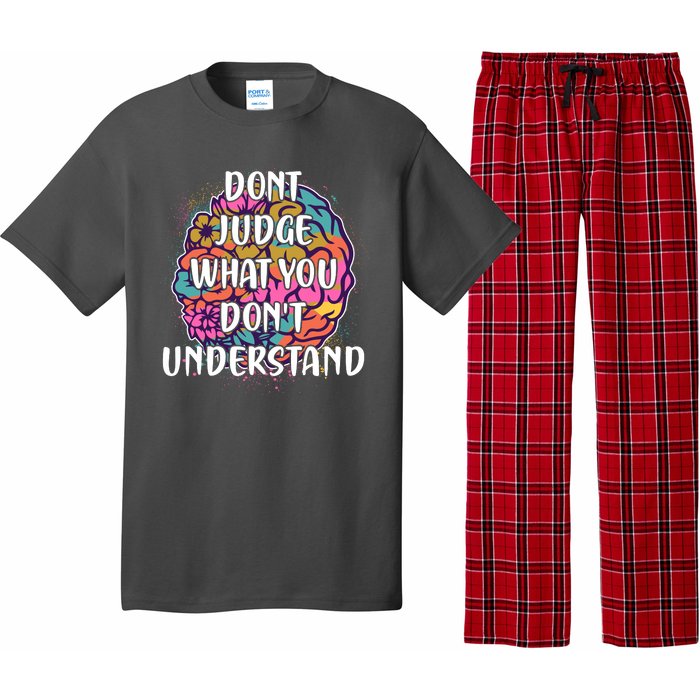 Dont Judge What You Dont Understand Mental Health Awareness Pajama Set