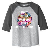 Dont Judge What You Dont Understand Mental Health Awareness Toddler Fine Jersey T-Shirt