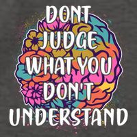 Dont Judge What You Dont Understand Mental Health Awareness Vector Backpack
