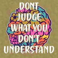 Dont Judge What You Dont Understand Mental Health Awareness Garment-Dyed Women's Muscle Tee