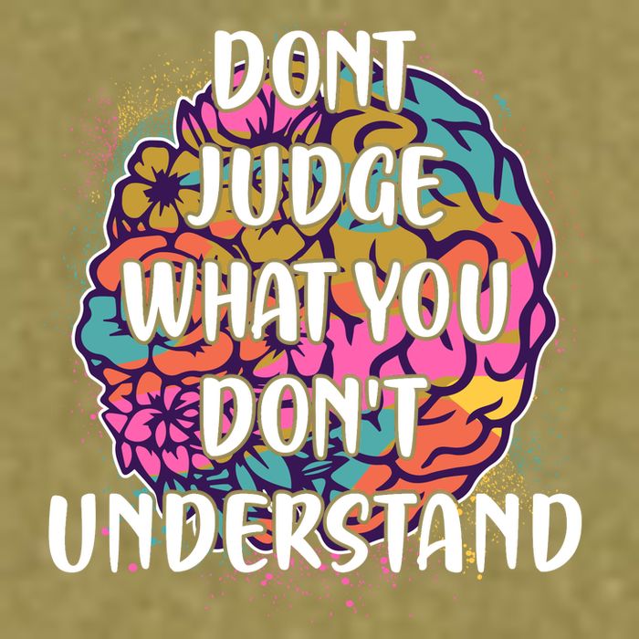 Dont Judge What You Dont Understand Mental Health Awareness Garment-Dyed Women's Muscle Tee