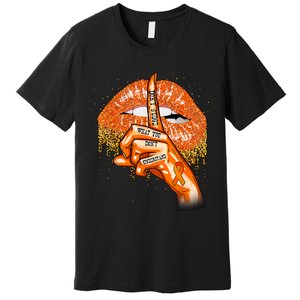 Don't Judge What You Don't Understand Multiple Sclerosis Awareness Premium T-Shirt