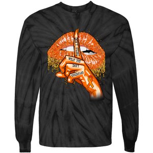 Don't Judge What You Don't Understand Multiple Sclerosis Awareness Tie-Dye Long Sleeve Shirt