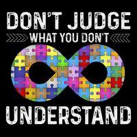 Dont Judge What You Dont Understand Autism Puzzle Drawstring Bag