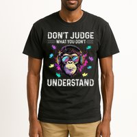 Dont Judge What You Dont Understand Autism Cute Gorilla Tall T-Shirt