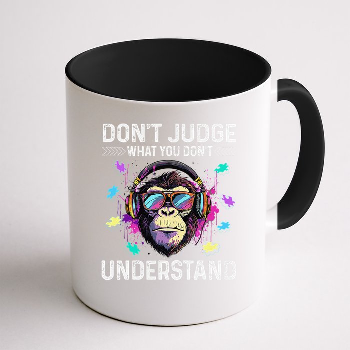 Dont Judge What You Dont Understand Autism Cute Gorilla Mug