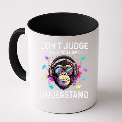 Dont Judge What You Dont Understand Autism Cute Gorilla Mug