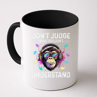 Dont Judge What You Dont Understand Autism Cute Gorilla Mug