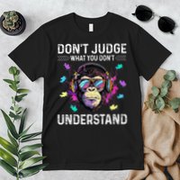 Dont Judge What You Dont Understand Autism Cute Gorilla Premium T-Shirt