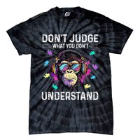 Dont Judge What You Dont Understand Autism Cute Gorilla Tie-Dye T-Shirt