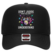 Dont Judge What You Dont Understand Autism Cute Gorilla Trucker Hat
