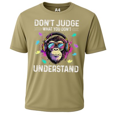 Dont Judge What You Dont Understand Autism Cute Gorilla Performance Shirt