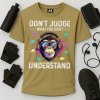 Dont Judge What You Dont Understand Autism Cute Gorilla Performance Shirt