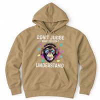 Dont Judge What You Dont Understand Autism Cute Gorilla Hoodie