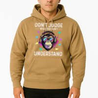 Dont Judge What You Dont Understand Autism Cute Gorilla Hoodie