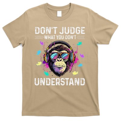 Dont Judge What You Dont Understand Autism Cute Gorilla T-Shirt
