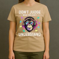 Dont Judge What You Dont Understand Autism Cute Gorilla T-Shirt