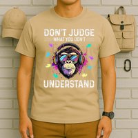 Dont Judge What You Dont Understand Autism Cute Gorilla T-Shirt