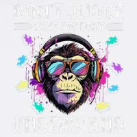 Dont Judge What You Dont Understand Autism Cute Gorilla Garment-Dyed Sweatshirt