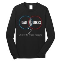 Dad Jokes Where The Magic Happens Funny Father Daddy Long Sleeve Shirt