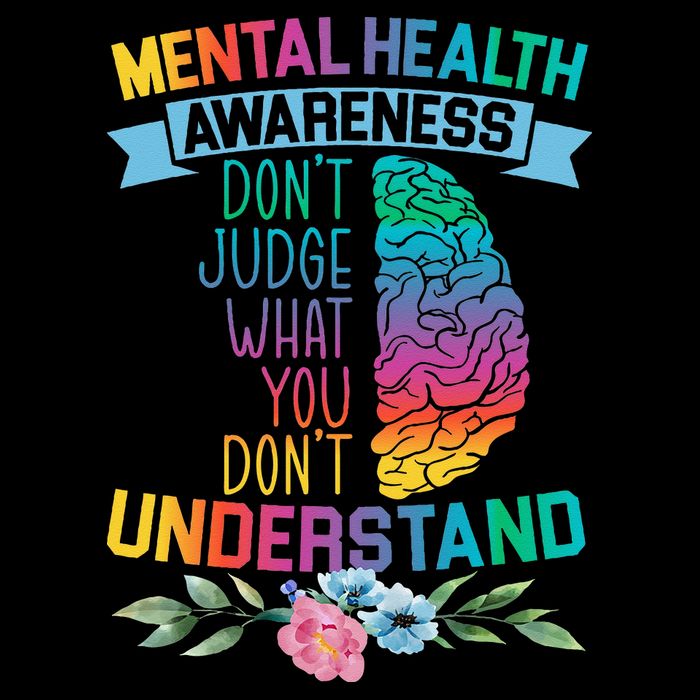 Dont Judge What You Dont Understand Mental Health Support Drawstring Bag