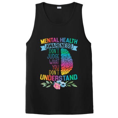 Dont Judge What You Dont Understand Mental Health Support PosiCharge Competitor Tank