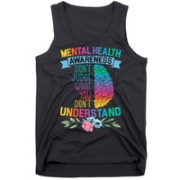 Dont Judge What You Dont Understand Mental Health Support Tank Top