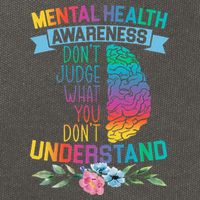 Dont Judge What You Dont Understand Mental Health Support Cotton Canvas Backpack