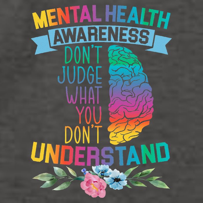 Dont Judge What You Dont Understand Mental Health Support Vector Backpack