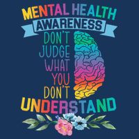 Dont Judge What You Dont Understand Mental Health Support Infant Baby Jersey Bodysuit