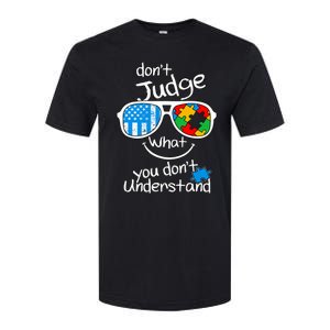 DonT Judge What You DonT Understand Autism Awareness Month Softstyle® CVC T-Shirt