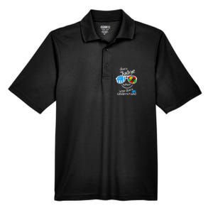 DonT Judge What You DonT Understand Autism Awareness Month Men's Origin Performance Pique Polo