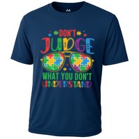 Don't Judge What You Don't' Understand Autism Awareness Month Performance Shirt