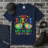 Don't Judge What You Don't' Understand Autism Awareness Month Tall T-Shirt