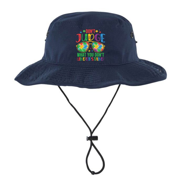 Don't Judge What You Don't' Understand Autism Awareness Month Bucket Hat