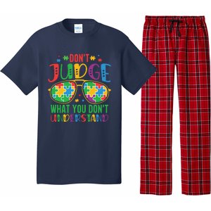 Don't Judge What You Don't' Understand Autism Awareness Month Pajama Set