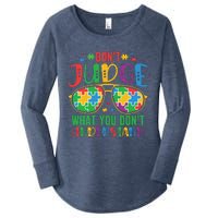 Don't Judge What You Don't' Understand Autism Awareness Month Women's Perfect Tri Tunic Long Sleeve Shirt