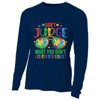 Don't Judge What You Don't' Understand Autism Awareness Month Cooling Performance Long Sleeve Crew