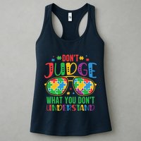Don't Judge What You Don't' Understand Autism Awareness Month Womens Tank Top