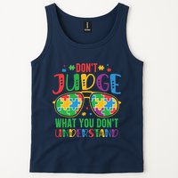 Don't Judge What You Don't' Understand Autism Awareness Month Tank Top