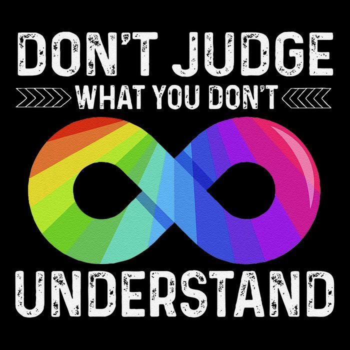Dont Judge What You Dont Understand Autism Month Support Drawstring Bag