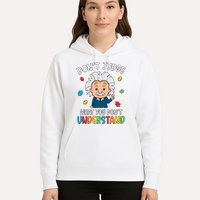 Don't Judge What You Don't Understand Autism Awareness Albert Einstein Hoodie