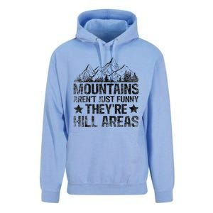 Dad Joke Word Pun Mountains ArenT Funny TheyRe Hill Areas Unisex Surf Hoodie