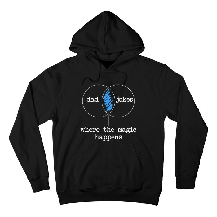 Dad Jokes Where The Magic Happens Hoodie