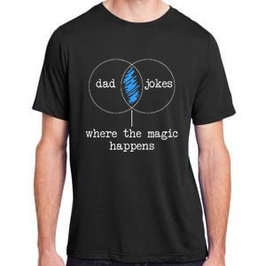 Dad Jokes Where The Magic Happens Adult ChromaSoft Performance T-Shirt