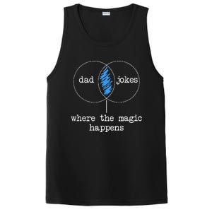 Dad Jokes Where The Magic Happens PosiCharge Competitor Tank