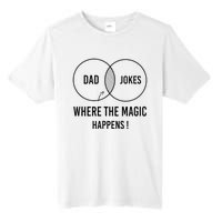 Dad jokes where the magic happens funny father's day Tall Fusion ChromaSoft Performance T-Shirt